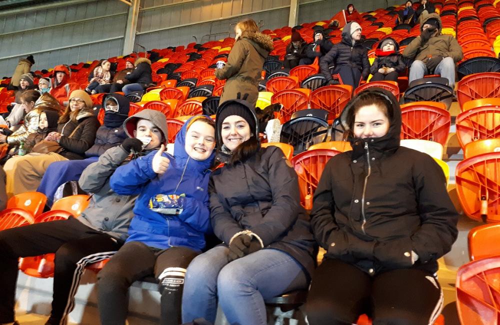 Families at Munster Game