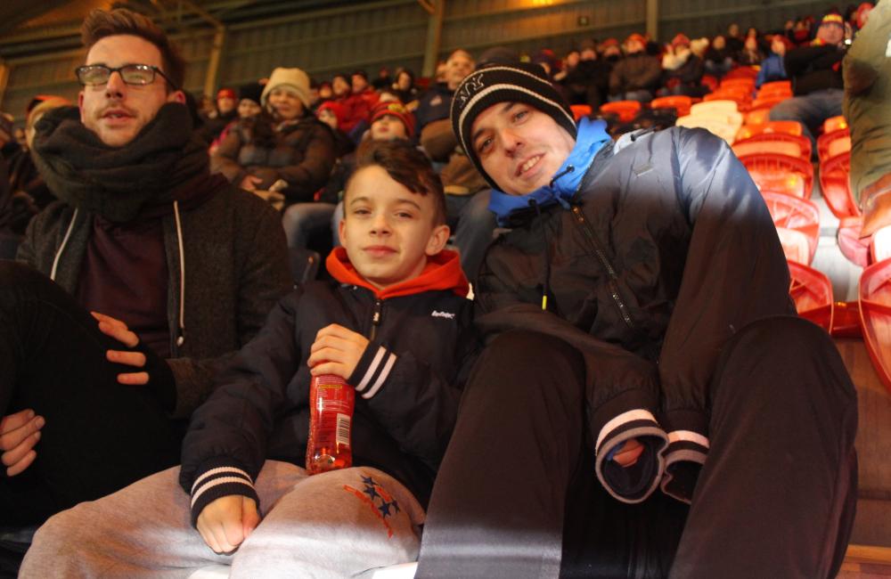 Families at the match